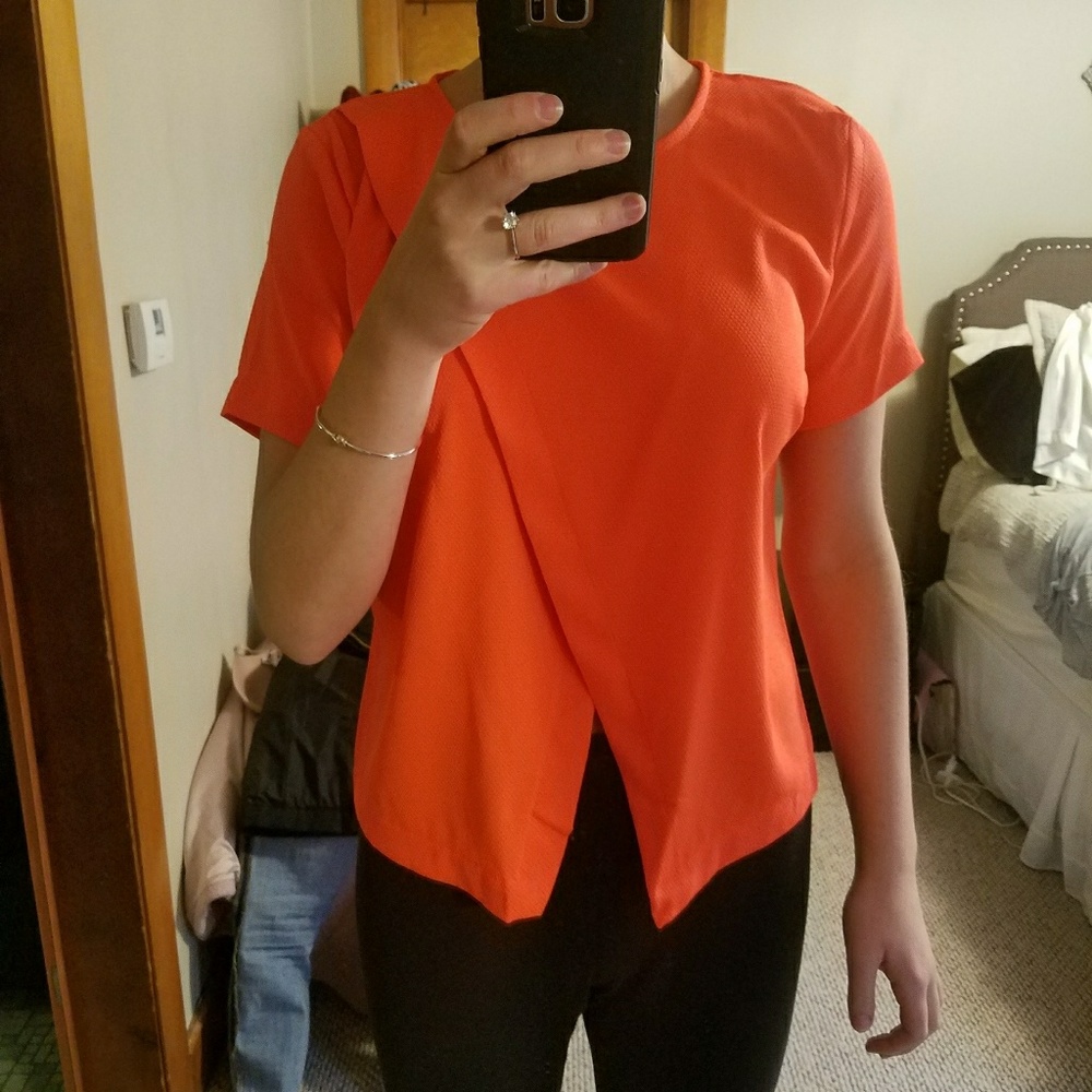 Open Front Short Sleeve Shirt